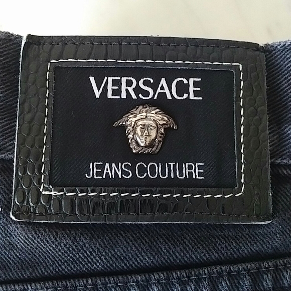 VERSACE - Versace Jeans Couture black denim - Picture 2 of 11